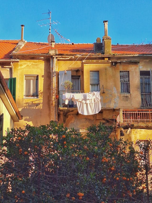 Italian terraced houses